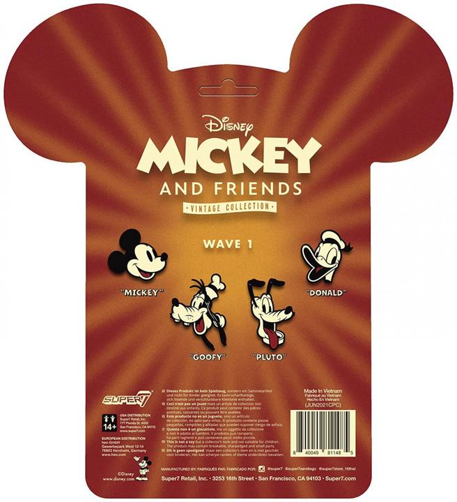 Produktbild Super7 Disney ReAction Actionfigur Vintage Collection Wave 1 - Pluto