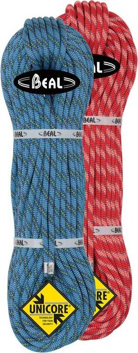 Beal Kletterseil Cobra II Unicore Dry Cover 8,6mm BlauOrange 2x50m (100 m)
