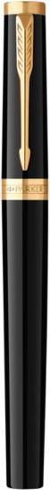 Actual product image Parker Pen PARKER Rollerball Ingenuity Black glossy GT (F, black) (Black, Gold, 1 x)