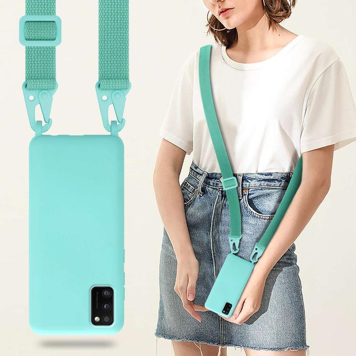 Image du produit Cadorabo TPU Cover Chaîne de téléphone portable Liquid (Samsung Galaxy M40s)