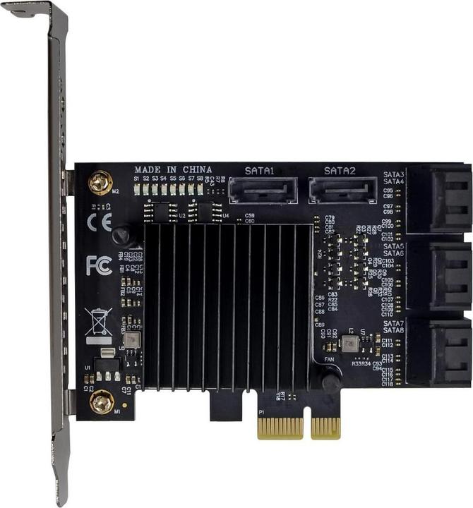 Produktbild MicroConnect PCI-E 88SE9215 8-Port SATA?