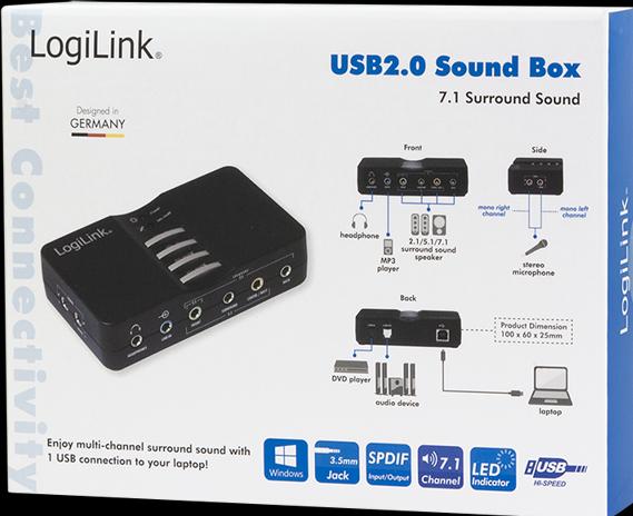 Actual product image LogiLink Sound Box 7.1 (USB 2.0)