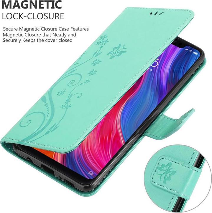 Produktbild Cadorabo Flower Book Cover (Xiaomi Mi 8)