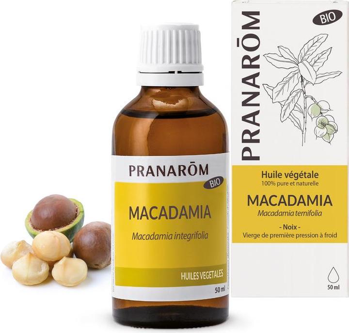 Actual product image Pranarom PFLANZENÖL - Macadamia Bio (Body oil, 50 ml)