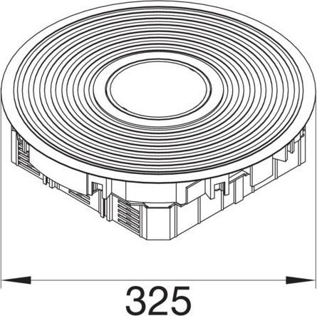 Actual product image Hager VANR12009005TU
