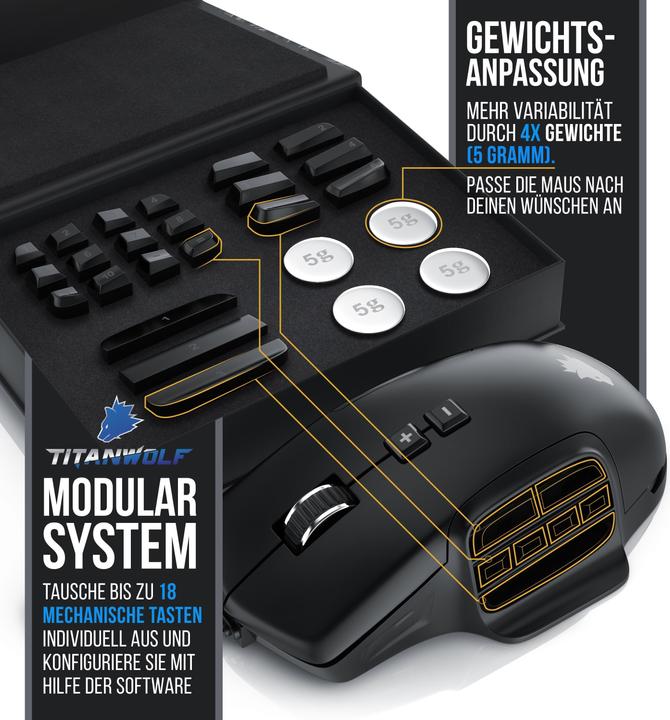 Image du produit Titanwolf Pro Bundle (DE, Filaire)