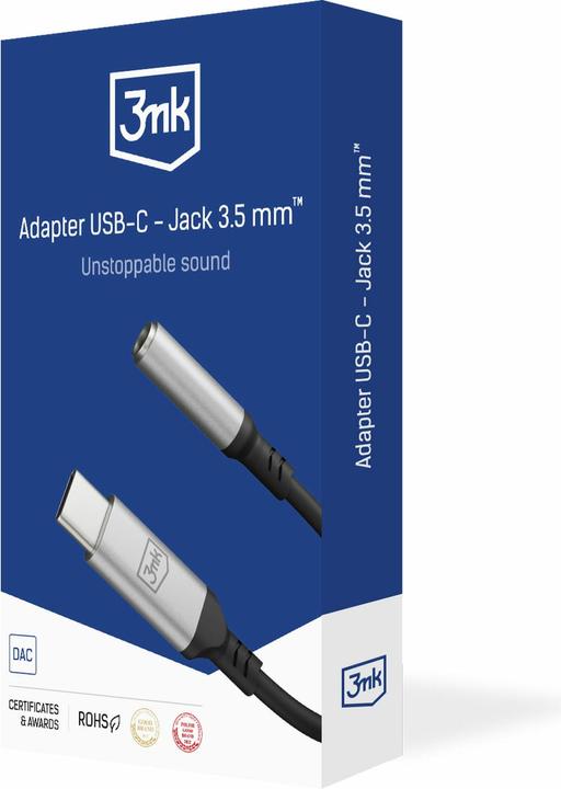Immagine prodotto 3MK USB C - Jack da 3,5 mm (USB 3.2 Gen 1)