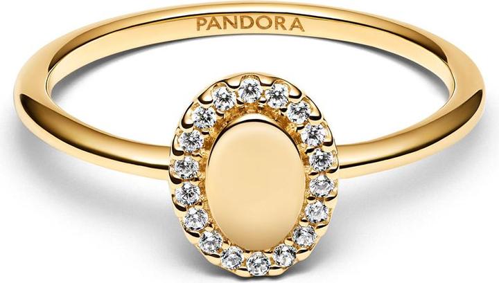 Produktbild Pandora Gravierbarer Ovaler Strahlenkranz Ring (52)