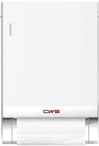 Image du produit CWS Paradise Dry Slim Distributeur d'essuie-mains en tissu - Blanc