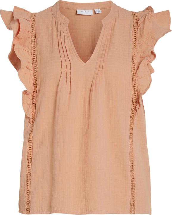 Actual product image Vila Ruched top with short sleeves (42)