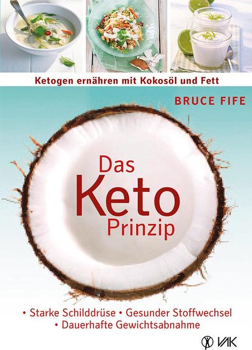 Immagine prodotto Das Keto-Prinzip: Ketogen ernähren mit Kokosöl und Fett (Tedesco, Bruce Fife., 2015)