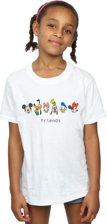 Actual product image Disney Girls Mickey Mouse And Friends Cotton T-Shirt (152, 158)