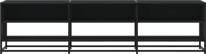 Actual product image VidaXL TV cabinet Lowboard TV cabinet TV table black wood-based material (180 x 40 x 46 cm)