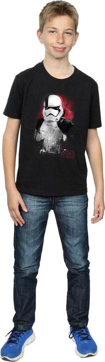 Actual product image Star Wars Boys The Last Jedi Stormtrooper Brushed T-Shirt (116)