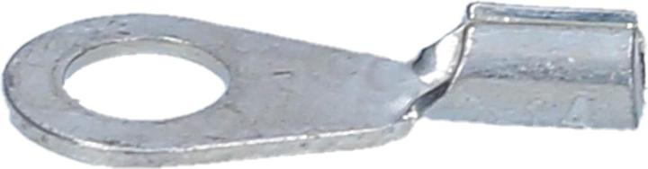 Produktbild Kalitec 10 Stück Lötkabelschuhe Ringform 0,5-1,5 mm² M5 Messing verzinnt DIN 64211