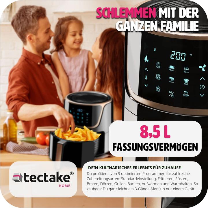 Actual product image tectake Hot air fryer Mika