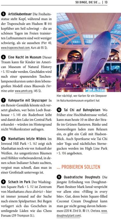 Immagine prodotto on tour Reiseführer New York (Tedesco, Ken Chowanetz, 2019)