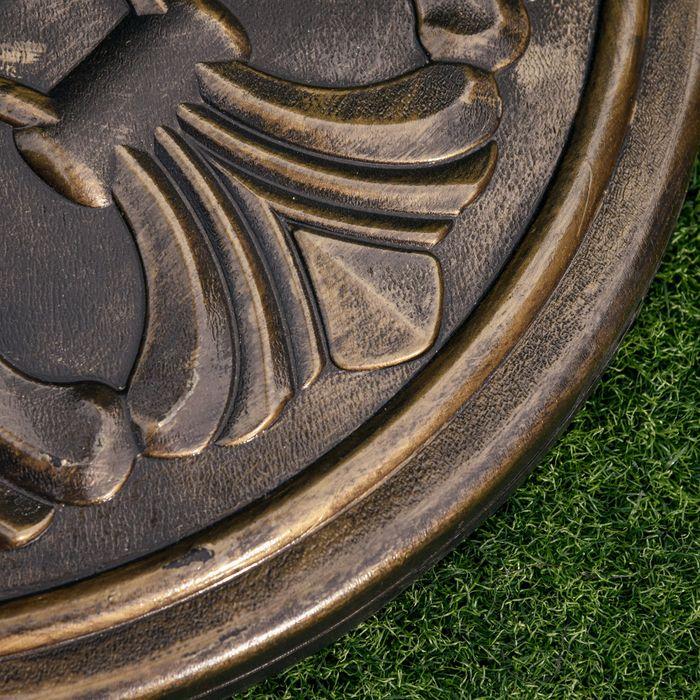 Produktbild Swisshandel24 Sonnenschirmständer 13 kg Ø35/Ø38/Ø48mm Kunststoff + Zement Antik Bronze Ø48 x 34 cm