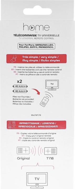 Actual product image T'nB Universal remote control (Universal remote control, Infrared)