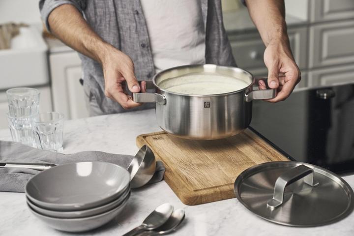 Actual product image Zwilling 3-piece Pure cookware set (Pan set + pot set, Stainless steel)