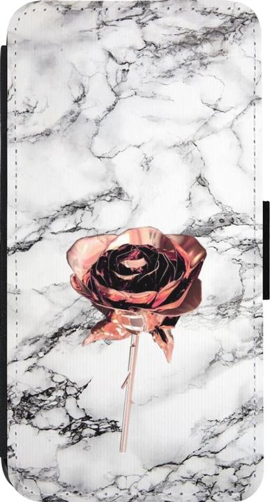 Image du produit PhoneLook Coque Wallet noir Marble Rose Gold (Apple iPhone 14 Pro)
