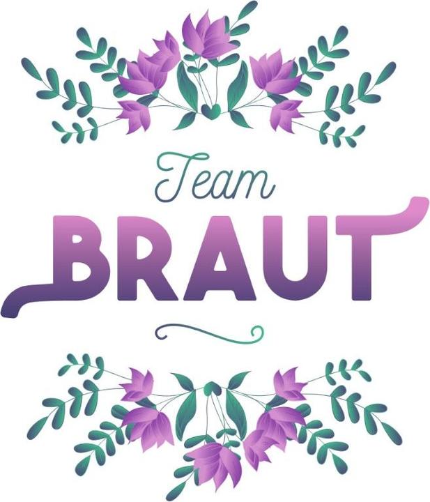 Produktbild Bügelbilder Bügelbild Team Braut