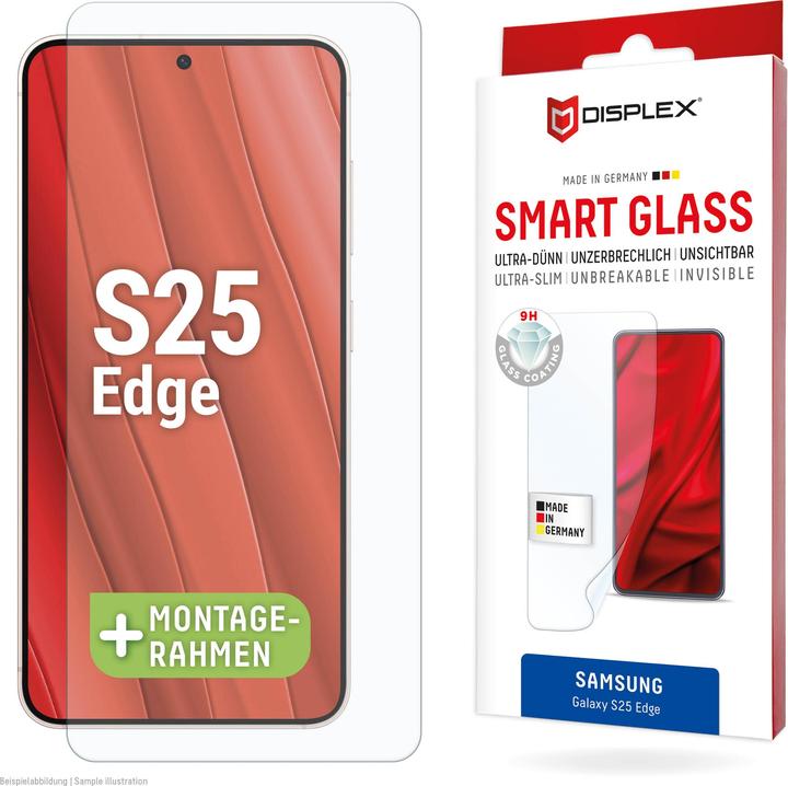 Actual product image Displex Smart Glass, Displayschutzfolie (1 Piece, Samsung Galaxy S25 Edge)