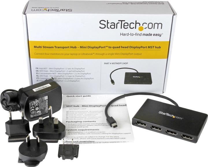 Produktbild StarTech Mst Hub Mini Displayport To