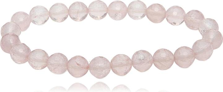 Actual product image Leyda Bracelet Rose Quartz (18 cm, Stone)