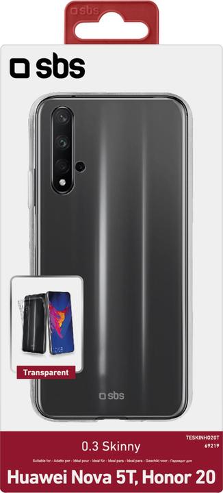 Image du produit SBS Housse mince pour Honor 20/Huawei Nova 5T (Taxe 20, Huawei Nova 5T)