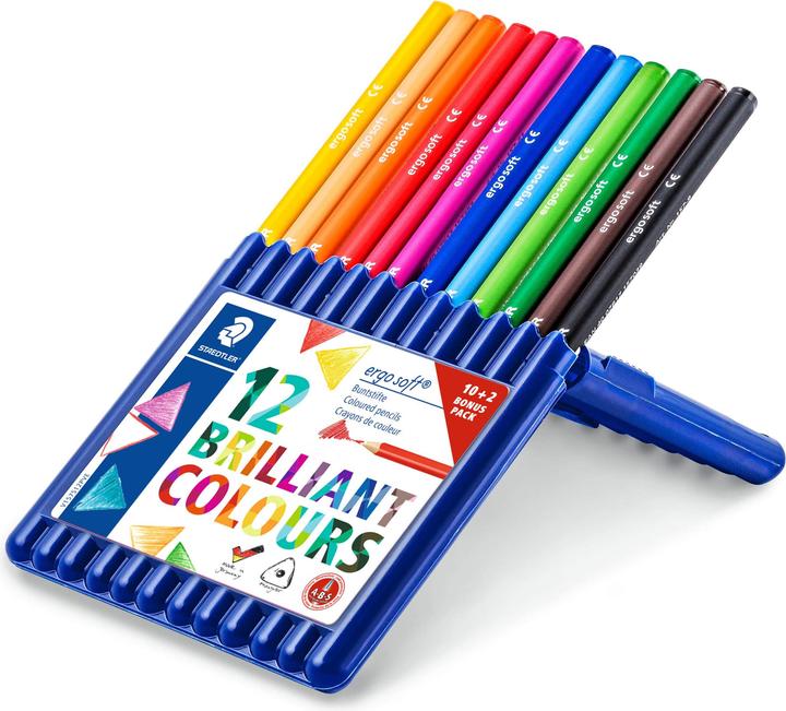 Actual product image Staedtler Colored pencil ergosoft 12ST (12 colours, 12 x)