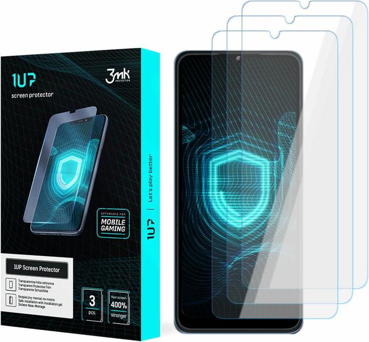 Actual product image 3MK 1UP (3 Piece, T-Mobile T Phone Pro 5G, T-Mobile Revvl 6 5G)