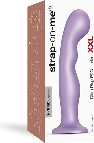Actual product image Strap-on-me Dildo Plug P&G Metallic Lilac (XXL)