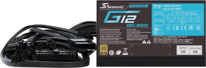 Produktbild Seasonic Netzteil G12 GC-850 (850 W)