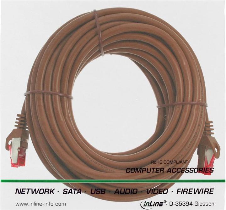 Produktbild InLine Patchkabel (S/FTP, CAT6, 25 m)