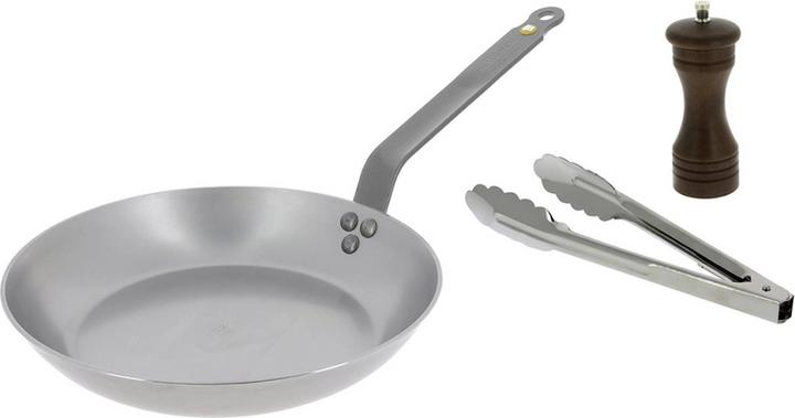 Productafbeelding de Buyer Doos Teaklover Mineral B 26+Tonnen+Molen (26 cm, Koekenpan, Staal)