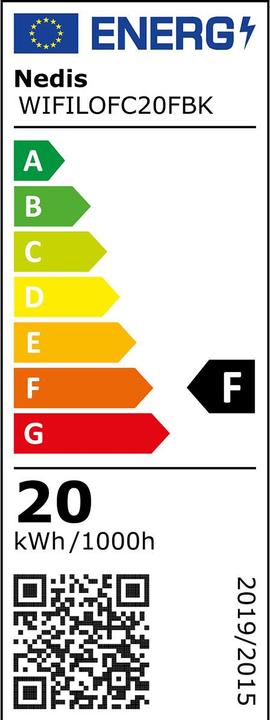 Produktbild Nedis SmartLife-Flutlicht | 1600 lm | Wi-Fi | 20 W | RGB / Warm bis kühlen weiss | 2700 - 6500 K | Al (1600 lm, IP65)
