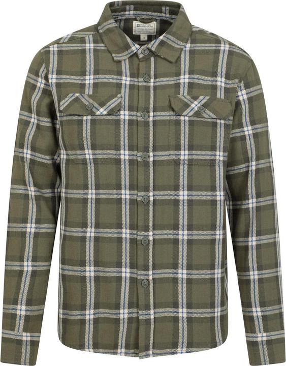 Actual product image Mountain Warehouse Mens Clyde Checked Shirt (XS)