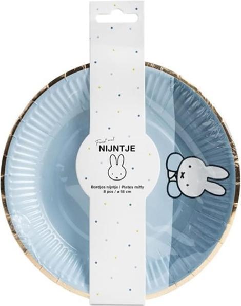 Produktbild Haza Witbaard Teller Miffy Blue, 8 Stück (8 x)