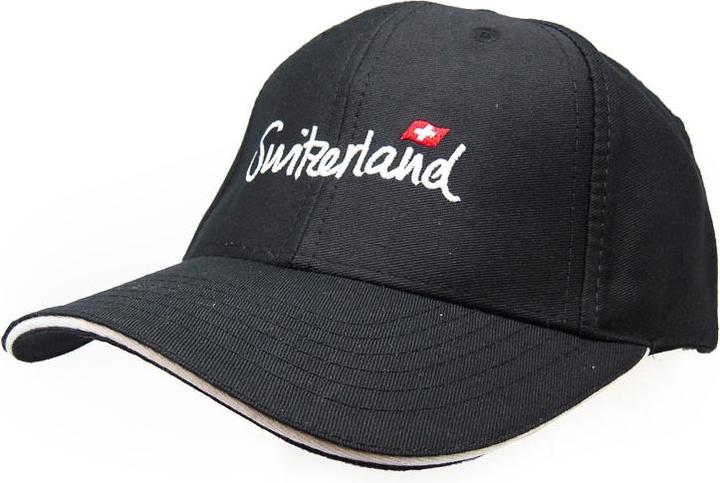 Schwarz mit Switzerland