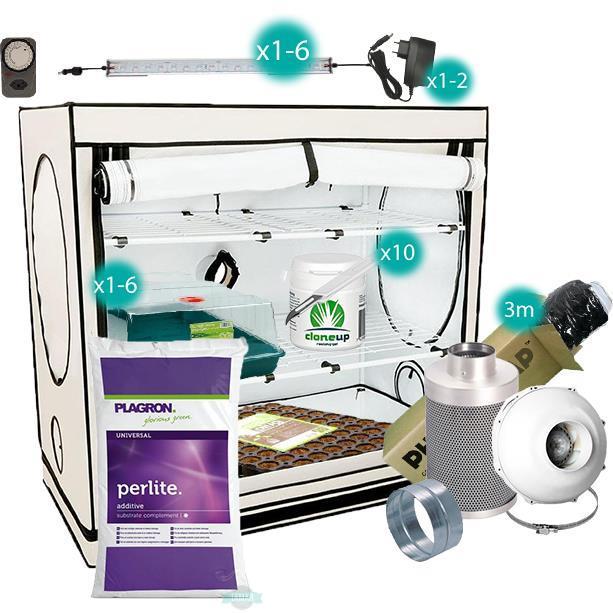 Image du produit Tamar Growbox Set Boutures grand 125x65x120cm, Sanlight LED Light Flex II-20