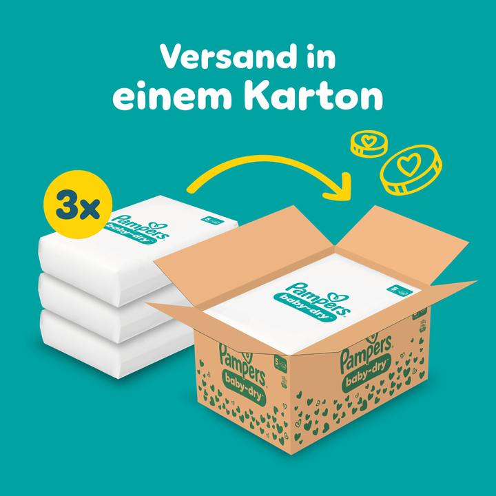 Produktbild Pampers Baby-Dry (Gr. 5, Monatsbox, 174 Stück)