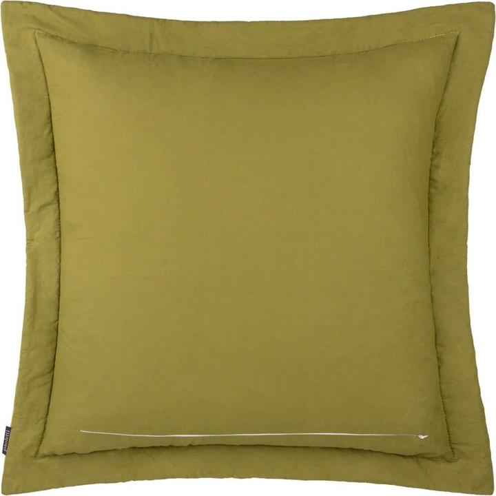 Actual product image Palmeria Velvet Quilted Cushion Cover (60 x 60 cm)