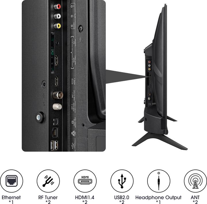 Produktbild Hisense TV 32A4K (32", LCD, HD ready, 2022)