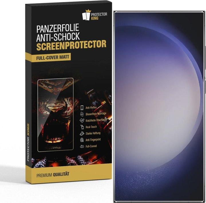 Produktbild Protectorking 6x Panzerfolie Anti-Shock matt entspiegelt (6 Stück, Samsung Galaxy S24 Ultra)