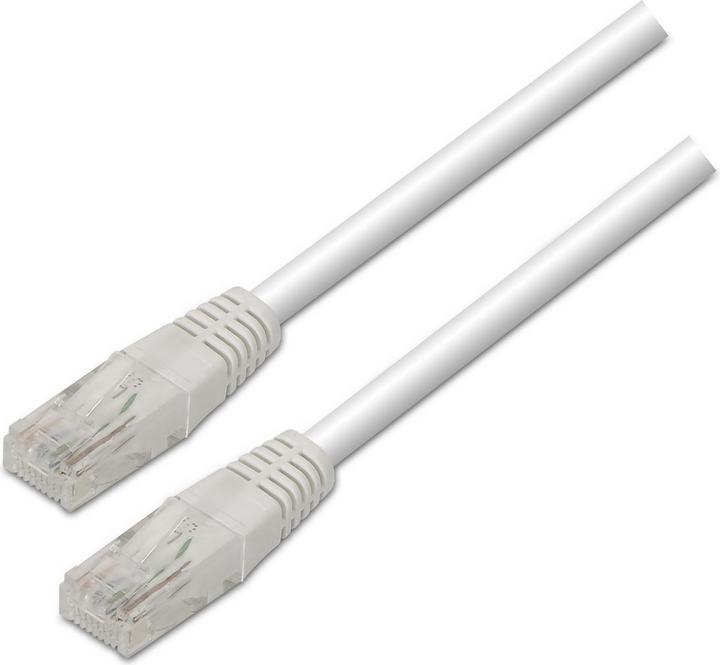 Produktbild Aisens CABLE DE RED LATIGUILLO RJ45 CAT.6 UTP AWG24 BLANCO 3.0M (U/FTP, CAT6, 3 m)