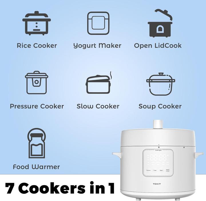 Actual product image Tokit Pressure cooker