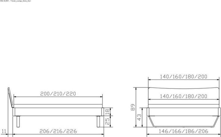 Produktbild Hasena Tresali 25 (140 x 200 cm)