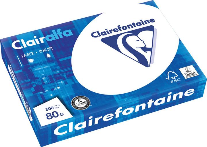 Actual product image Clairefontaine Clairalfa (80 g/m², 500 x, A3)