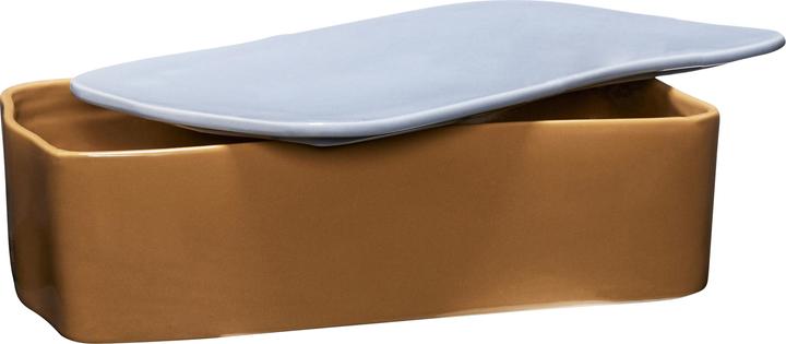 Produktbild Hübsch Amare Schreibtisch Organizer Large Braun/Hellblau